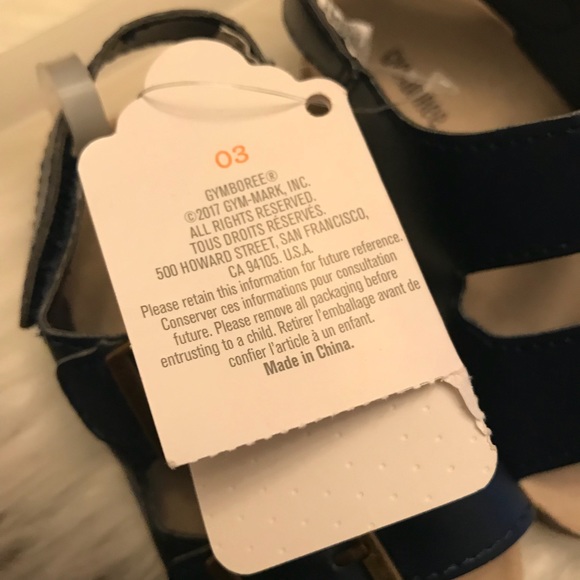 GYMBOREE BABY Velcro  Sandal Crib Shoe Size 03 - Picture 6 of 8